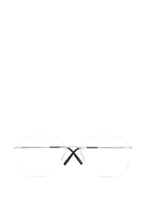 Silhouette Titan Minimal Art Stellar geometric-frame glasses - Silver