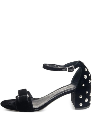 Ferragamo Pre-Owned 60mm leather heeled sandals - Black