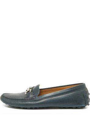 Ferragamo Pre-Owned Gancini loafers - Blue