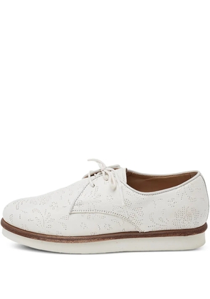 Tod's Vintage 2024 laser-cut lace-up shoes - White