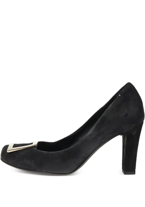 Gucci Pre-Owned 85mm suede pumps - Black