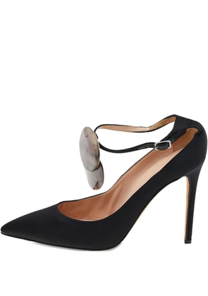 Sergio Rossi Vintage Pre-owned 110mm disc-accent pumps - Black