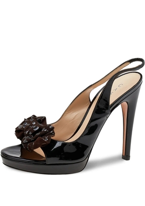 Casadei Vintage 125mm slingback sandals - Black
