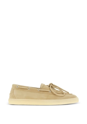 Copenhagen Studios suede lace-up boat shoes - Neutrals
