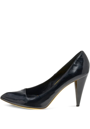 Alexander McQueen Pre-Owned patent-finish pumps - Black