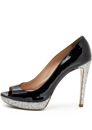 Miu Miu Pre-Owned 130mm leather pumps - Black