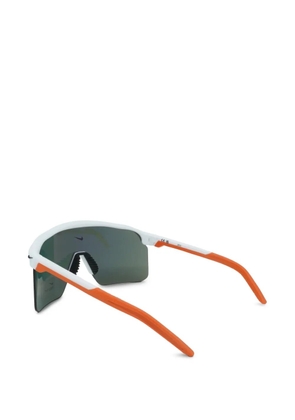 Nike Expedition Shield Team geometric-frame sunglasses - White
