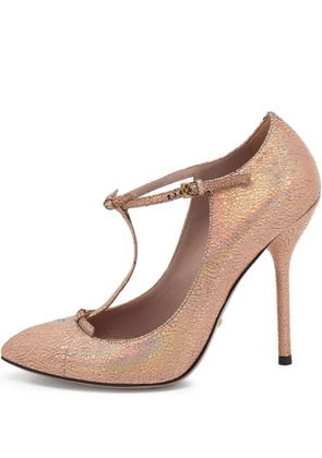 Gucci Pre-Owned 110mm leather pumps - Pink