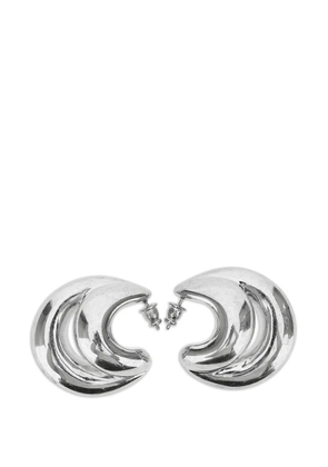 Panconesi D crescent-shaped earrings - Silver