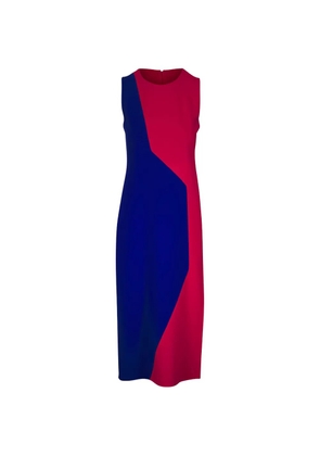 Akris colour-block maxi dress - Red