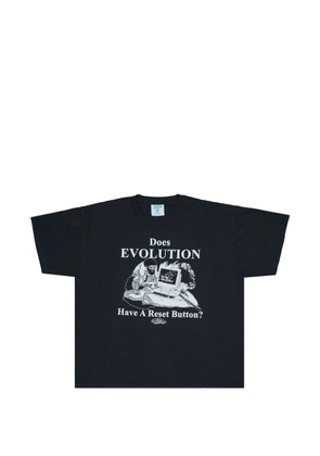 Online Ceramics Hard Reset graphic-print T-shirt - Black