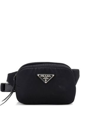 Prada Pre-Owned Padded Zip Tessuto belt bag - Black