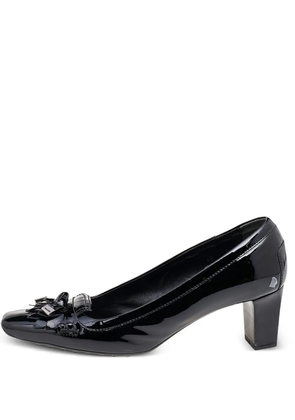 Tod's Vintage pre-owned 60mm patent-leather pumps - Black