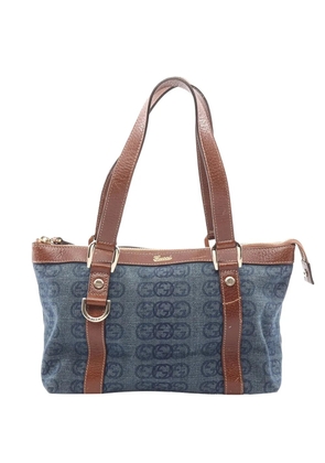 Gucci Pre-Owned 2000-2015 Denim Abbey D Ring tote bag - Blue
