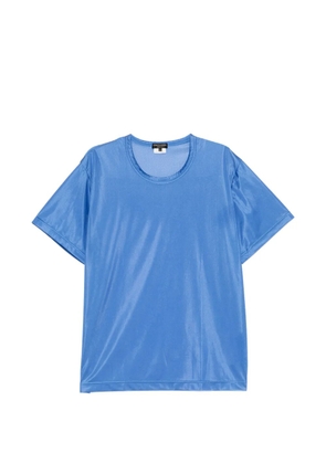 Comme des Garçons Homme Plus sheer panelled T-shirt - Blue