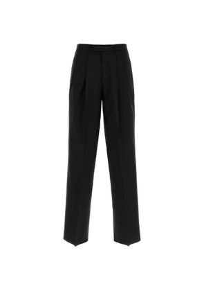 Givenchy pleated wool-blend trousers - Black