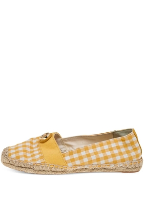 Tory Burch pre-owned checked espadrilles - Yellow