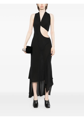 YEHUAFAN cut-out asymmetric dress - Black