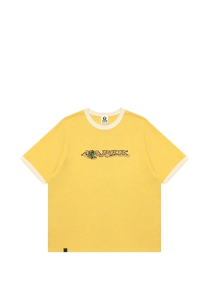 AAPE BY *A BATHING APE® graphic-print T-shirt - Yellow
