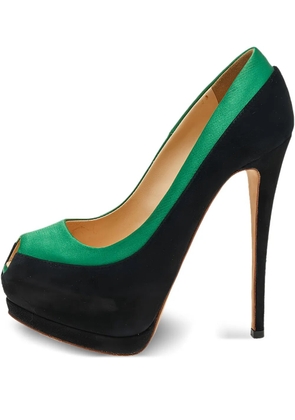 Giuseppe Zanotti Vintage 135mm peep-toe high-heel pumps - Black