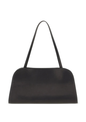 The Row Peggy leather shoulder bag - Black