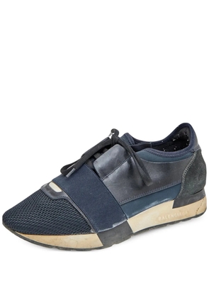 Balenciaga Pre-Owned leather sneakers - Black