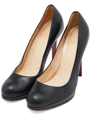 Christian Louboutin Pre-Owned 110mm New Simple leather pumps - Black