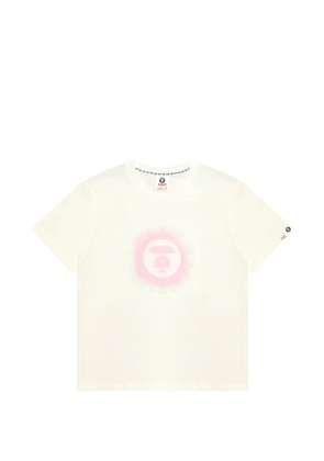 AAPE BY *A BATHING APE® logo-print T-shirt - White
