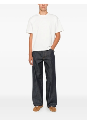 3DICI logo-patch wide-leg jeans - Blue