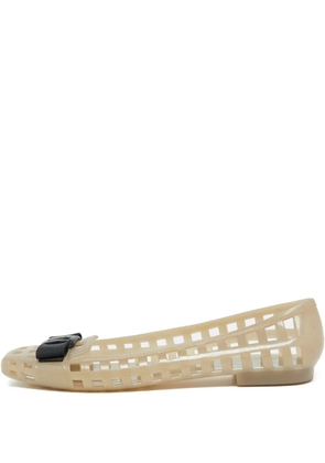 Ferragamo Pre-Owned Jelly ballet flats - Neutrals