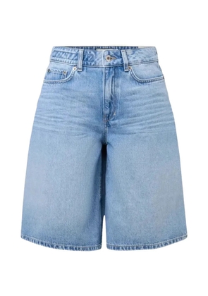Drykorn faded-effect denim shorts - Blue