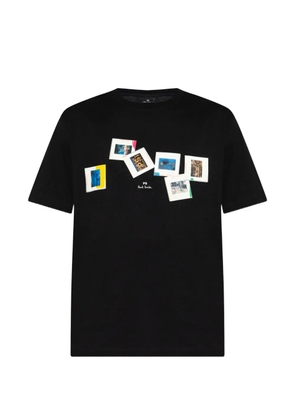 PS Paul Smith Slides graphic-print T-shirt - Black