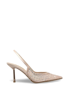 Le Silla Gilda crystal-embellished slingback pumps - Neutrals