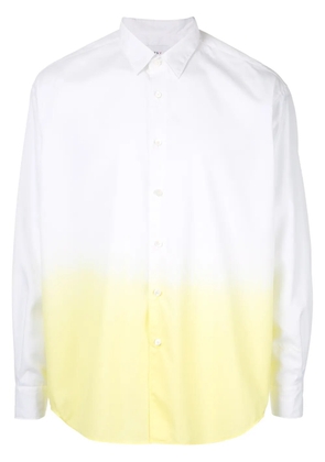 Ports V ombré button up shirt - White