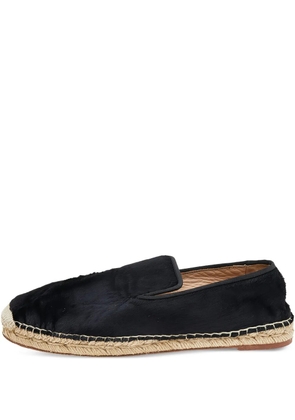 Celine Pre-Owned calf-hair espadrilles - Black
