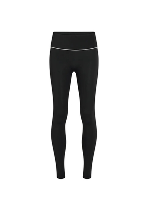 Karl Lagerfeld contrast-piping leggings - Black
