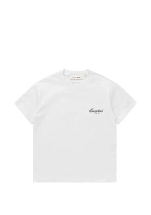 Fear Of God Essentials logo-print cotton T-shirt - White