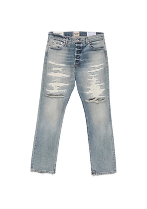 GALLERY DEPT. belt-loop distressed jeans - Blue