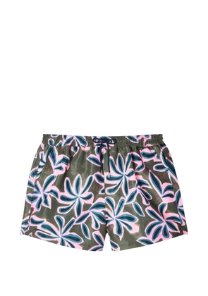 Paul Smith Abstract Palm swim shorts - Green