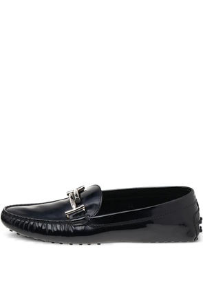 Tod's Vintage buckle-embellished loafers - Black