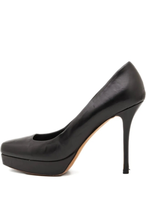 Gucci Pre-Owned 115mm platform heeled pumps - Black