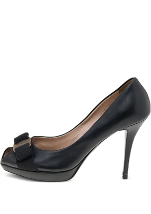 Ferragamo Pre-Owned 95mm Vara Bow pumps - Black
