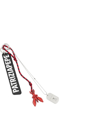 Patrizia Pepe Fly charm keyring - Red