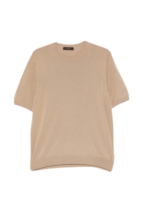 Zanone crew-neck T-shirt - Neutrals