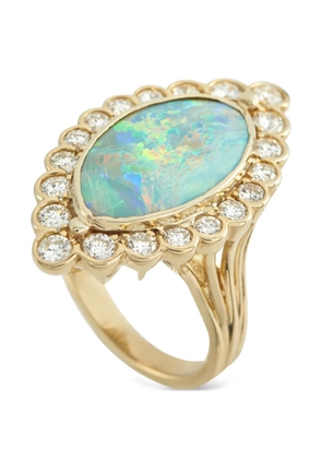 LB Exclusive opal and diamond ring - Gold