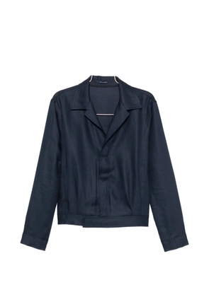 Tagliatore notched-lapel button-cuff jacket - Blue