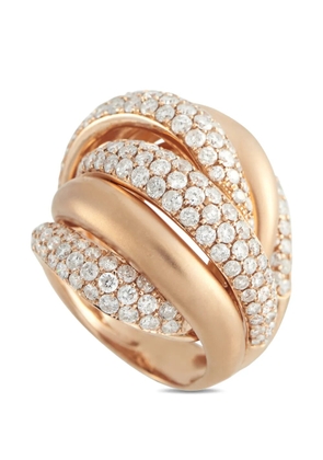 LB Exclusive diamond curved ring - Pink