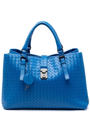 Bottega Veneta Pre-Owned 2012-2026 Medium Nappa Intrecciato Roma tote bag - Blue