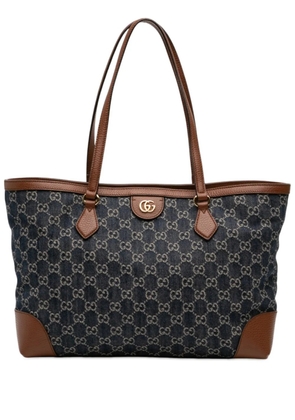 Gucci Pre-Owned 2016-2026 Medium GG Denim Ophidia tote bag - Blue