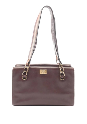 CHANEL Pre-Owned 2002-2003 CC Calfskin Shoppers tote bag - Brown